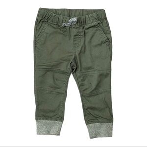 Cat & Jack Army Green Joggers, 18 MO